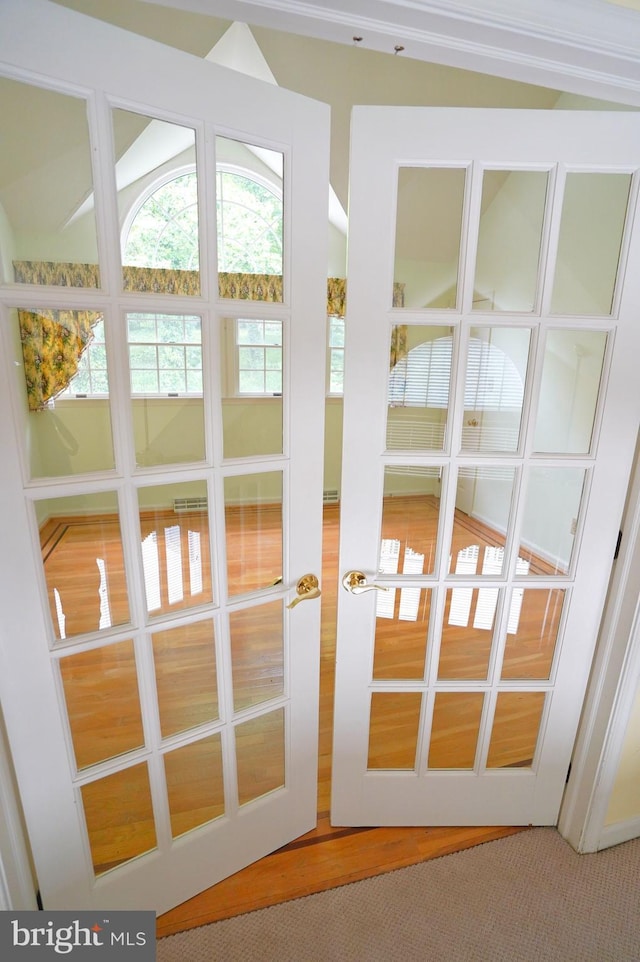 301 Country Club Trl, Fairfield, PA 17320 - detailed view of french doors and wood finished floors