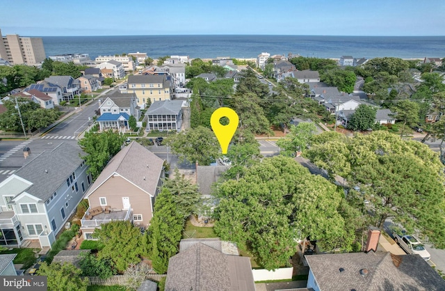 505 King Charles Ave, Rehoboth Beach, DE 19971 - aerial perspective of suburban area featuring a nearby body of water