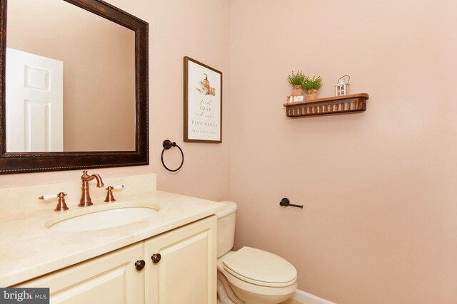 14 Coolidge Way, Princeton, NJ 08540 - half bathroom featuring vanity and toilet