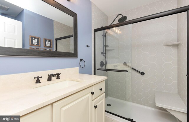 14 Coolidge Way, Princeton, NJ 08540 - bathroom with vanity and a stall shower