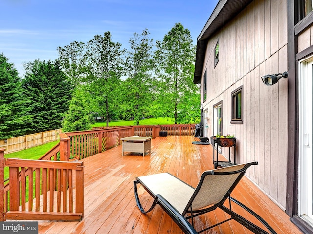 2 Barnstable Ct, Owings Mills, MD 21117 - deck with view of wooded area