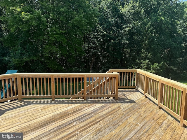 2155 Sewanee Dr, Forest Hill, MD 21050 - view of wooden terrace