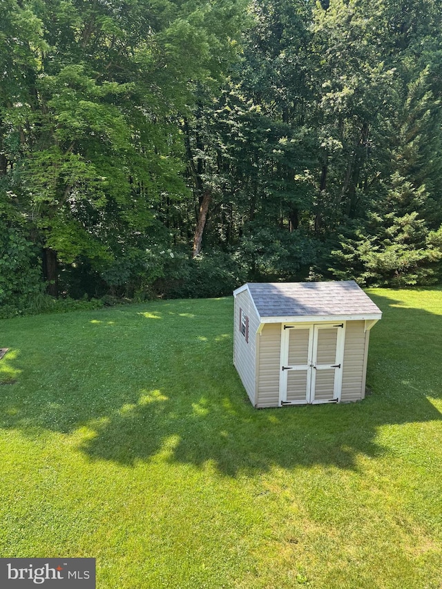 2155 Sewanee Dr, Forest Hill, MD 21050 - view of green lawn with a shed