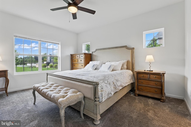 1606 Trotter St, Frederick, MD 21702 - bedroom with carpet floors, baseboards, and ceiling fan