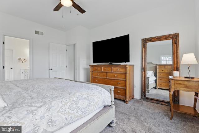 1606 Trotter St, Frederick, MD 21702 - bedroom featuring carpet floors and a ceiling fan