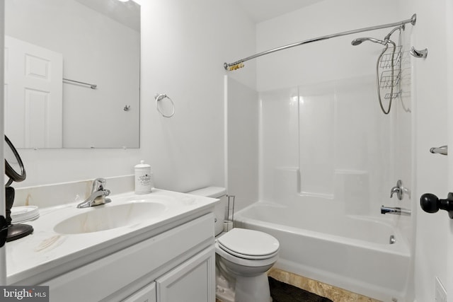 1606 Trotter St, Frederick, MD 21702 - bathroom with vanity, toilet, and washtub / shower combination