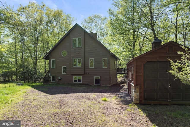 2107 Lenape Ter, Canadensis, PA 18325 - view of property exterior featuring an outdoor structure