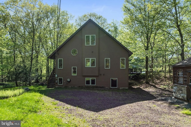 2107 Lenape Ter, Canadensis, PA 18325 - view of home's exterior featuring stairs