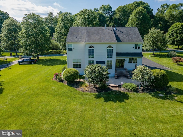294 Arthur Ave, Port Deposit, MD 21904 - back of property with a lawn and a patio area