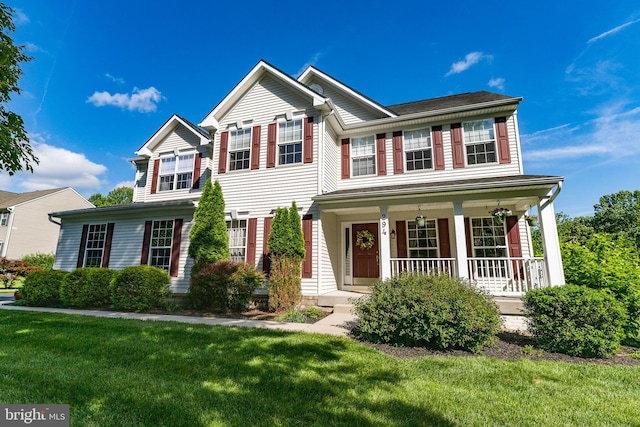 294 Arthur Ave, Port Deposit, MD 21904 - view of front of home featuring a porch and a front yard