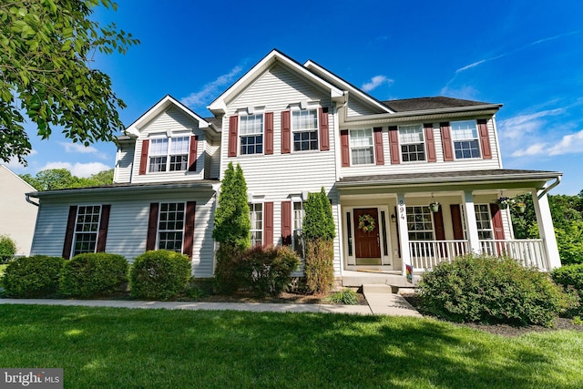 294 Arthur Ave, Port Deposit, MD 21904 - view of front of property featuring covered porch and a front yard