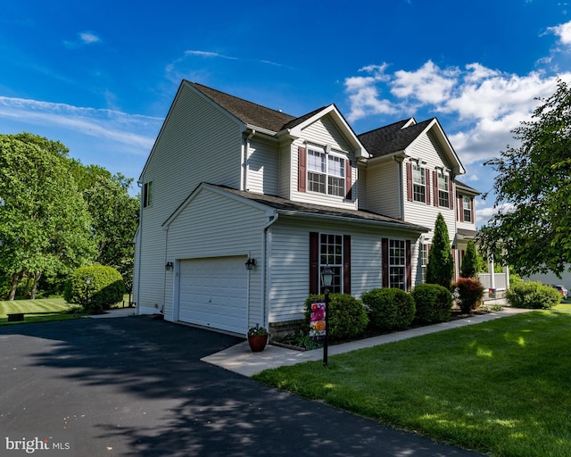 294 Arthur Ave, Port Deposit, MD 21904 - view of front of home with asphalt driveway and a front lawn