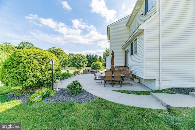 294 Arthur Ave, Port Deposit, MD 21904 - view of green lawn with a patio area