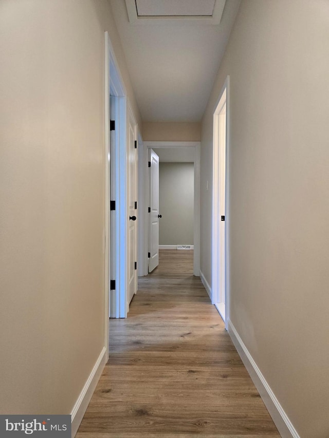 585 Andrew Dr, Southampton, PA 18966 - hallway featuring baseboards and wood finished floors