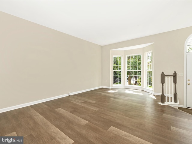 5534 Upshur, Frederick, MD 21703 - empty room featuring wood finished floors and baseboards