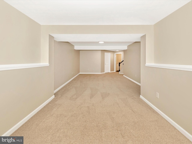 5534 Upshur, Frederick, MD 21703 - finished below grade area with carpet flooring and baseboards