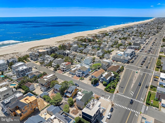 38 N 10th St, Surf City, NJ 08008 - aerial view of property and surrounding area featuring unending shoreline