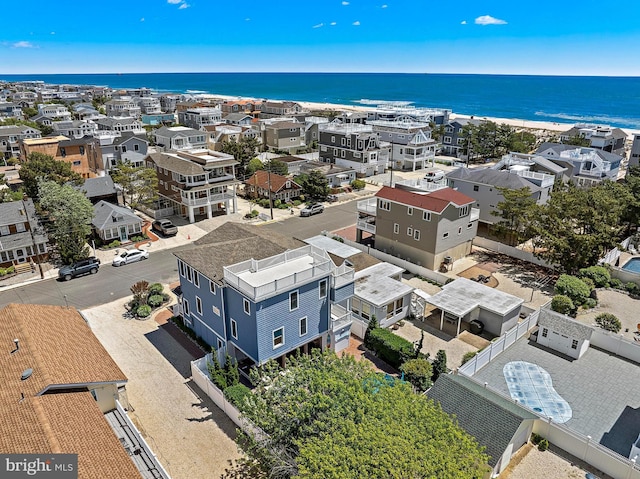 38 N 10th St, Surf City, NJ 08008 - aerial view of residential area featuring a large body of water