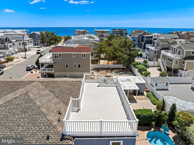 38 N 10th St, Surf City, NJ 08008 - aerial view of residential area featuring a nearby body of water