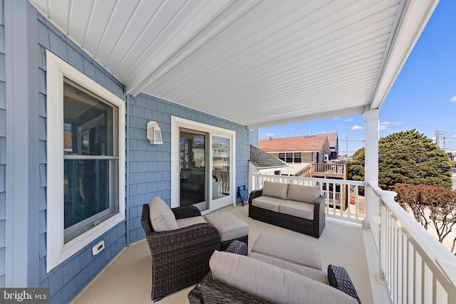 38 N 10th St, Surf City, NJ 08008 - balcony with outdoor lounge area