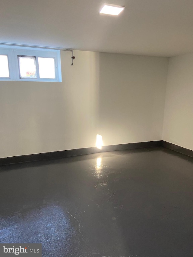 4014 Lansing St, Philadelphia, PA 19136 - unfurnished room with finished concrete flooring and baseboards