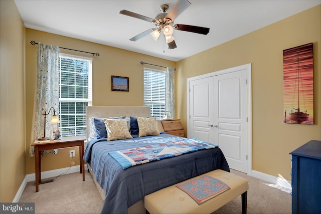 26248 Tranquility View Ct, Mechanicsville, MD 20659 - carpeted bedroom with multiple windows, a closet, and baseboards