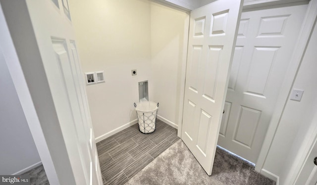 67 Glenn Vw, Carlisle, PA 17013 - laundry area featuring electric dryer hookup, washer hookup, and baseboards