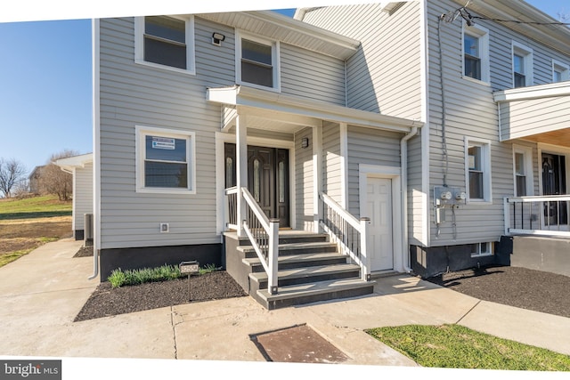 multi unit property with entry steps