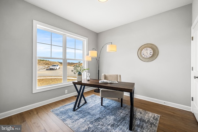 256 Ridge View Ln Unit 41, Hanover, PA 17331 - home office featuring healthy amount of natural light, baseboards, and wood finished floors
