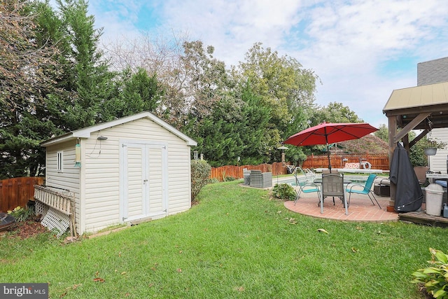 128 Trunk Dr, Stephens City, VA 22655 - view of yard featuring a patio and outdoor lounge area