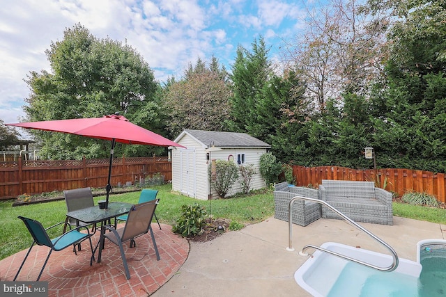 128 Trunk Dr, Stephens City, VA 22655 - view of patio / terrace featuring outdoor dining area
