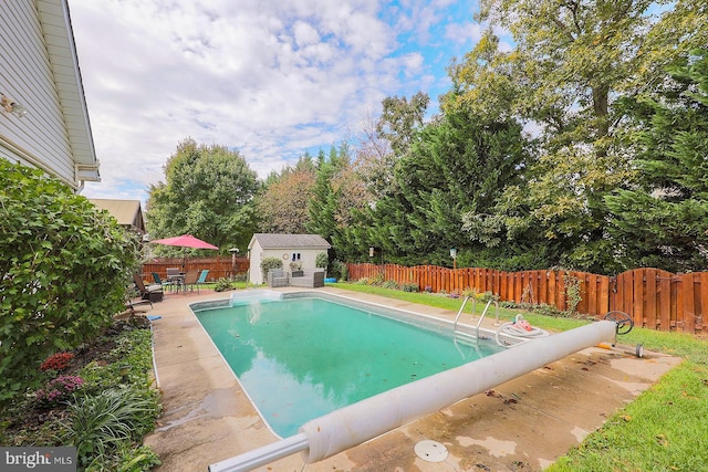128 Trunk Dr, Stephens City, VA 22655 - view of pool with a fenced backyard and a patio