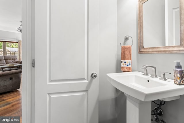 1209 Stevenage Ct, Abingdon, MD 21009 - bathroom featuring wood finished floors