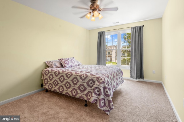 1209 Stevenage Ct, Abingdon, MD 21009 - bedroom with carpet, baseboards, and a ceiling fan