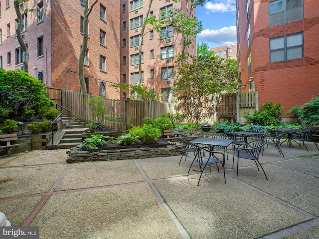2515 K St NW Unit 807, Washington, DC 20037 - view of patio / terrace featuring outdoor dining space
