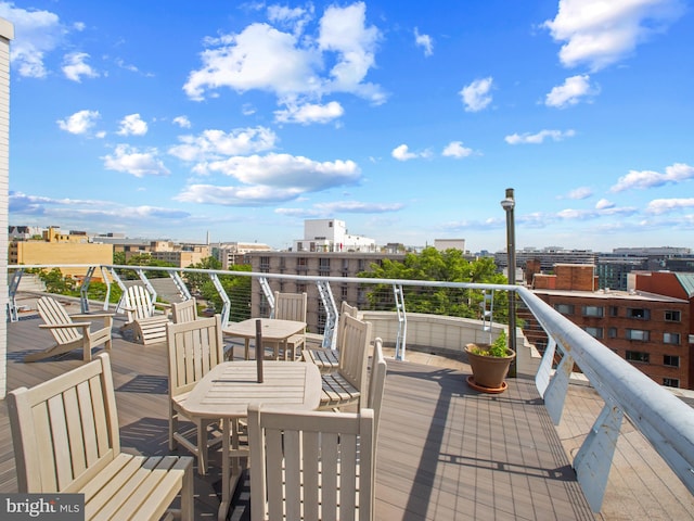 2515 K St NW Unit 807, Washington, DC 20037 - deck with a view of city