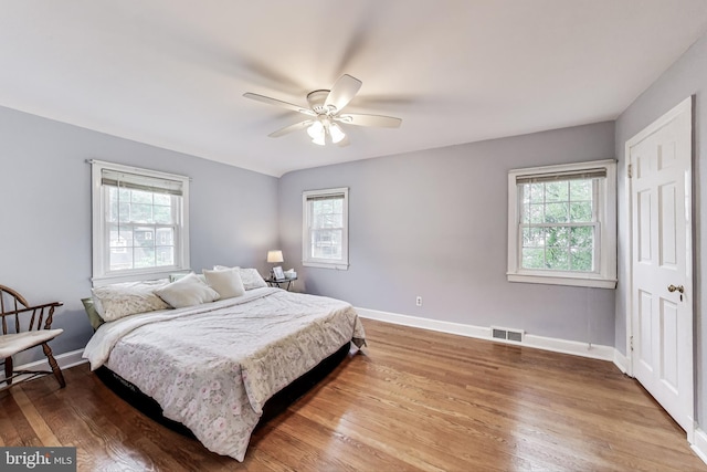4208 Longfellow St, Hyattsville, MD 20781 - bedroom featuring wood finished floors and a ceiling fan