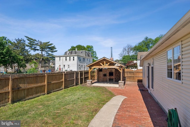 508 Weeks Ave, Riverside, NJ 08075 - view of yard featuring a gazebo and a patio