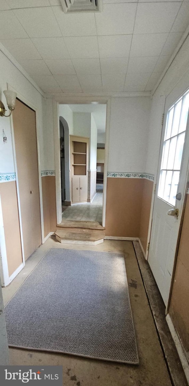 30292 Vines Creek Rd, Dagsboro, DE 19939 - empty room with arched walkways