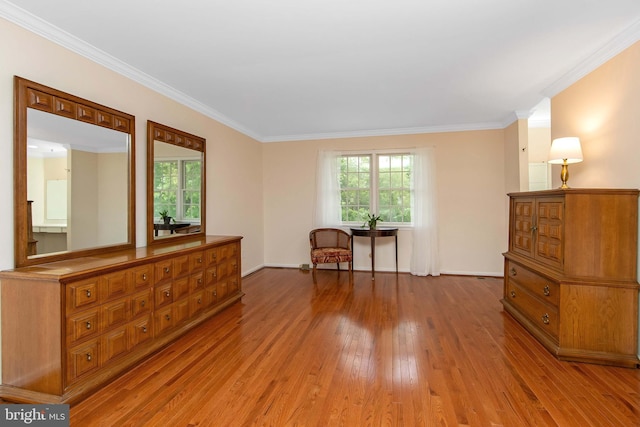 108 Holiday St, Mount Laurel, NJ 08054 - living area featuring plenty of natural light, hardwood / wood-style floors, ornamental molding, and baseboards