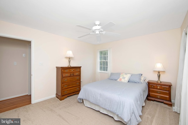 108 Holiday St, Mount Laurel, NJ 08054 - carpeted bedroom with baseboards and ceiling fan