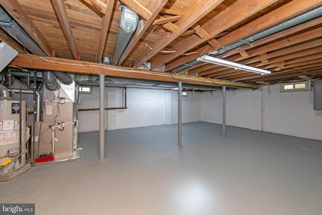 108 Holiday St, Mount Laurel, NJ 08054 - below grade area with water heater, heating unit, and electric panel