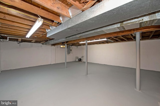 108 Holiday St, Mount Laurel, NJ 08054 - unfinished basement featuring electric panel