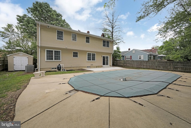 108 Holiday St, Mount Laurel, NJ 08054 - view of swimming pool featuring a patio and central AC