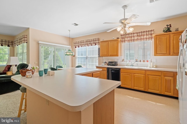 4 Forest Lake Ct, Barnegat, NJ 08005 - kitchen with dishwasher, plenty of natural light, and light countertops