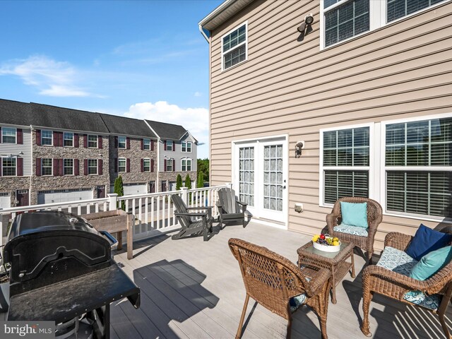 110 Fritillary Ct, Lake Frederick, VA 22630 - wooden deck featuring grilling area