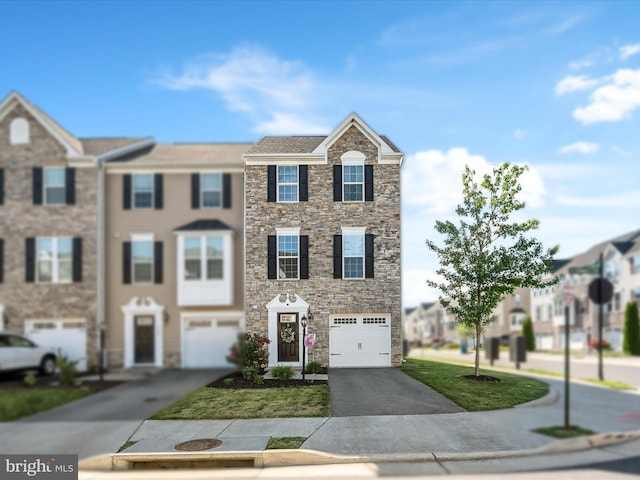 110 Fritillary Ct, Lake Frederick, VA 22630 - multi unit property featuring stone siding, driveway, and a residential view