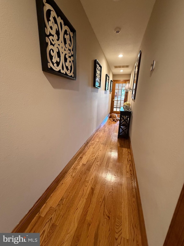 12534 Fawn Dr, Laurel, DE 19956 - corridor featuring wood finished floors and baseboards
