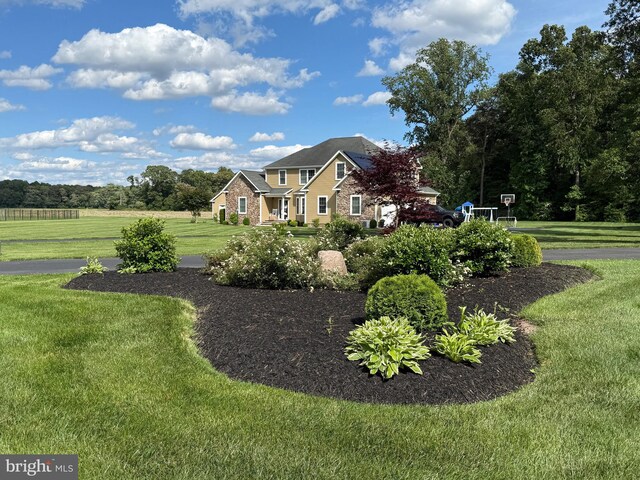 12534 Fawn Dr, Laurel, DE 19956 - view of front of house with a front yard