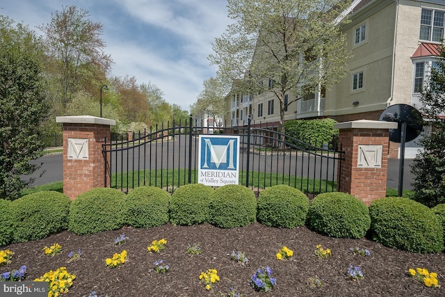 1322 Meridian Blvd Unit 1322, Warrington, PA 18976 - community sign with a gate